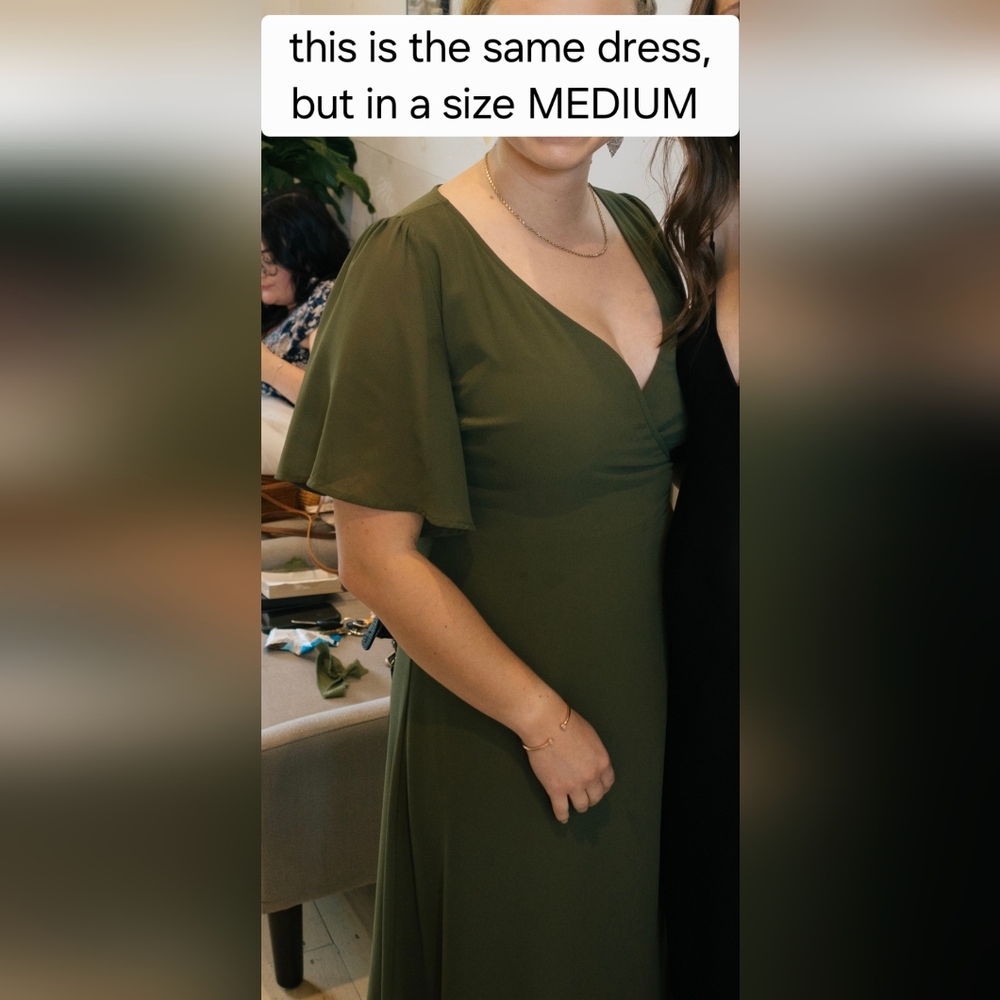 Baltic Born Ivy Wrap Dress - Olive - Picture 7 of 7